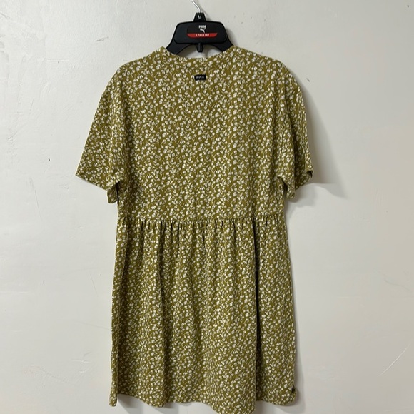 RVCA Olive Green Floral Dress - Picture 3 of 3